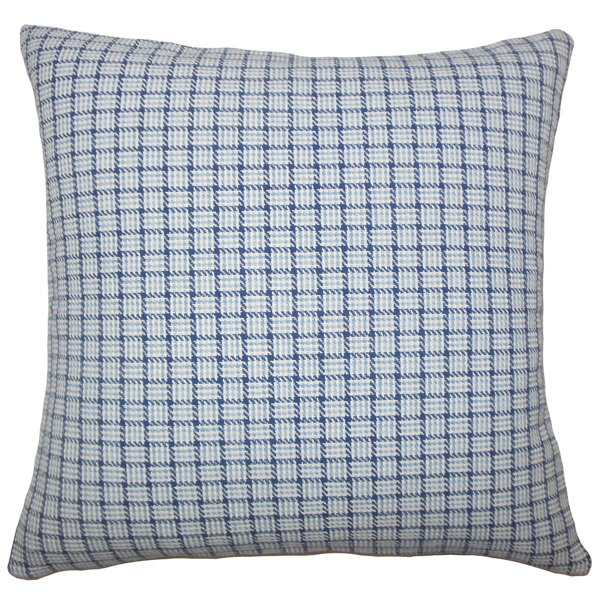 The Pillow Collection Quora Plaid Cotton Throw Pillow Wayfair